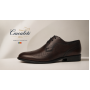 Pantofi barbati maro din piele naturala cu perforatii decorative SIR020GML